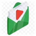 Video Mail Video Email Correspondence Icon