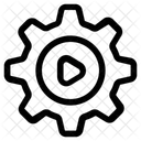 Video Management Automation Icon