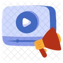 Video Marketing Digital Marketing Media Marketing Icon
