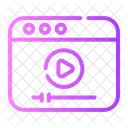 Video Marketing Play Button Icon