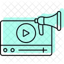 Videomarketing  Symbol