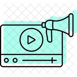 Videomarketing  Symbol