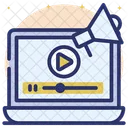Video Marketing Online Marketing Video Promotion Icon