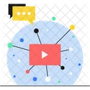 Video Marketing Online Marketing Social Advertisement Icon