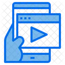 Mobile Website Video Icon