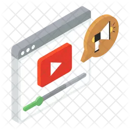 Videomarketing  Symbol