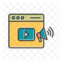 Video Marketing Movie Player Icon