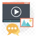 Video Advertising Selling Icon