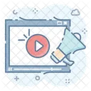 Video Marketing  Icon