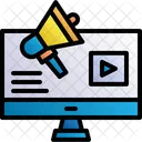 Video Marketing Business Seo Icon