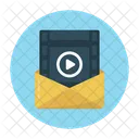 Video Mensaje Correo Electronico Icono