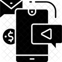 Mensaje De Video Anuncio De Video Tutorial De Video Icono