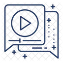 Mensaje de video  Icono