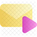 Video Message Mail Icon