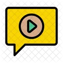 Video Message Video Chat Video Icon