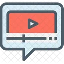 Video Marketing Message Icon