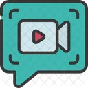 Video Message Video Record Icon