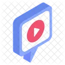Video Chat Video Message Media Icon