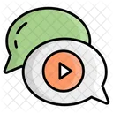 Video Chatting Communication Video Icon