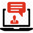 Video Message Chat Media Icon