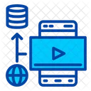 Video Monetarisierung Multimedia Icon