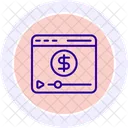 Video Monetization Media Icon