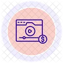 Video Monetization Video Monetization Icon