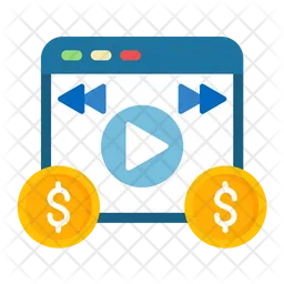 Video Monetization  Icon