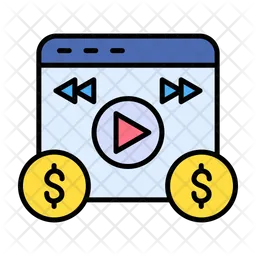 Video Monetization  Icon