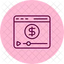 Video Monetization Media Icon