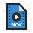 비디오 Mov 비디오 영화 아이콘