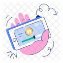 Streaming De Video Video Para Celular Anuncio Em Video Ícone