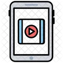 Celular Video Streaming Ícone