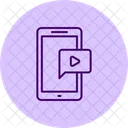 Celular Video Midia Icon
