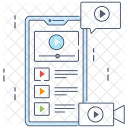Vídeo móvil  Icono