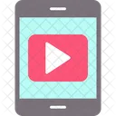 Video Movil Movil Video Icono