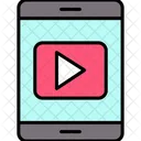 Video Movil Movil Video Icono