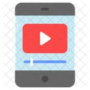 Movil Video Reproductor Icono