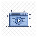 Movimiento de vídeo  Icono