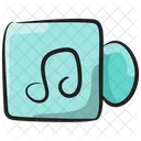Video Musical Equipo Multimedia Equipo De Musica Icono