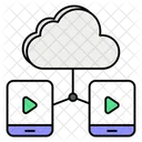 Video Network Video Connection Video Sharing Icon