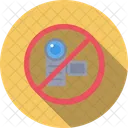 Camera Video Not Allowed Icon