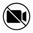 Video Camera Prohibited Icon