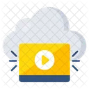 Vídeo en la nube  Icono