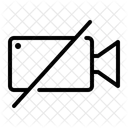 Video Off Disable Video Call Icon