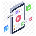 Video Movel Video On Line Video Para Smartphone Icon