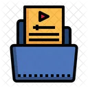 Videoordner Film Ordner Symbol