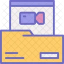 Videoordner Video Ordner Symbol
