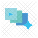 Generated Animation Technology Icon