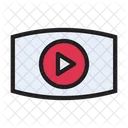 Video Play Streaming Icon